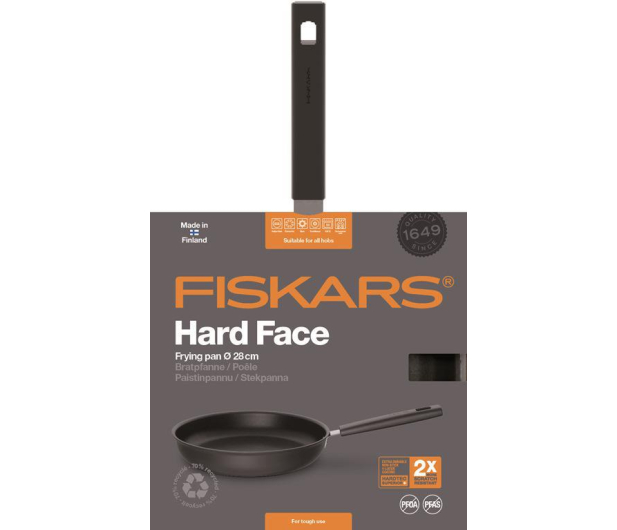 FISKARS Patelnia 28 cm HARD FACE (1052224) - 1379427 - zdjęcie 3